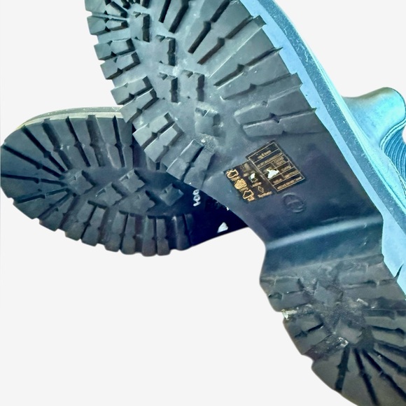 Rag and Bone Corey Lug Sole Chelsea Black Boots EU 39.5/US 9.5 - Picture 10 of 11